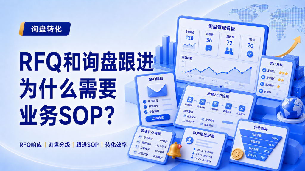 RFQ和询盘跟进为什么需要业务SOP？