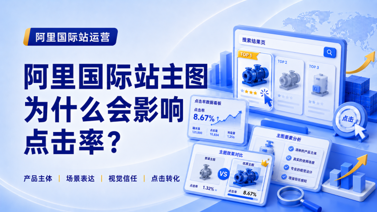 阿里国际站主图为什么会影响点击率？