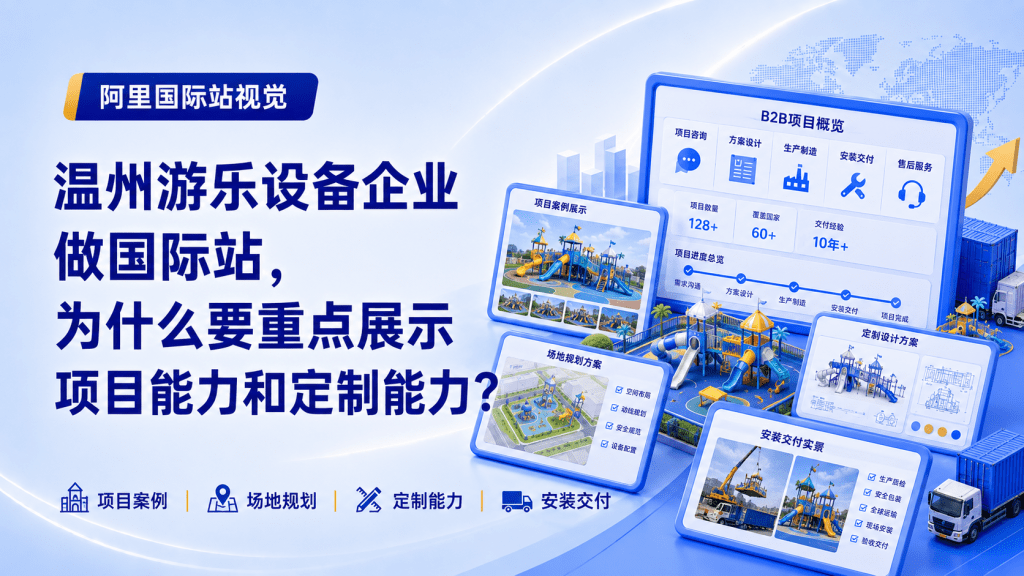 温州游乐设备企业做国际站,为什么要重点展示项目能力和定制能力?